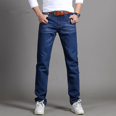 New Men's Fashion Jeans Business Casual Stretch